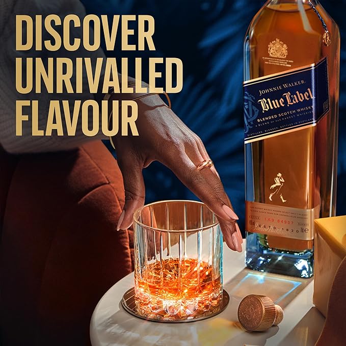 Johnnie Walker Blue Label luxury blended Scotch Whisky with gift box - discover  unrivalled flavour