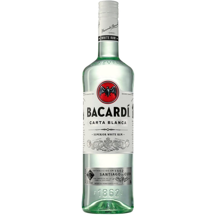 Bacardi white rum carta blanca bottle 70cl rum made in Puerto Rico