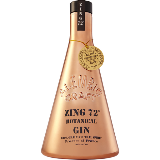 Zing72 Botanical Gin - Crafted in france made with 72 different botanicals and herbs