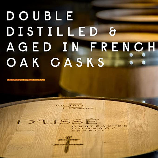 D'usse Cognac is double distilled and aged in french casks - The Liquor Club