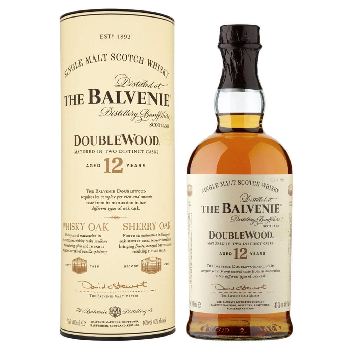 Picture of the balvenie doublewood 12 year scotch whisky