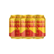AU Strawberry Daiquiri Cocktail Can, image 3, The Liquor Club Brixton