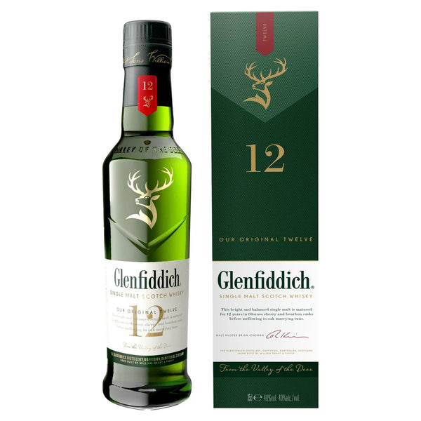 Glenfiddich 12 Year Old Half Bottle | 35cl Single Malt Whisky