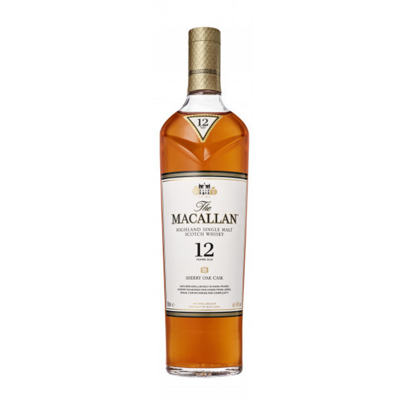The Macallan 12 Year Old Sherry Oak Whisky, 70cl, image 2, The Liquor Club Brixton