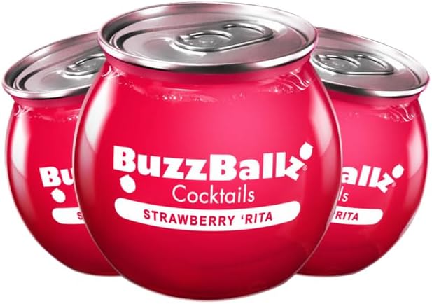 BuzzBallz Strawberry 'Rita, 20cl, image 2, The Liquor Club Brixton