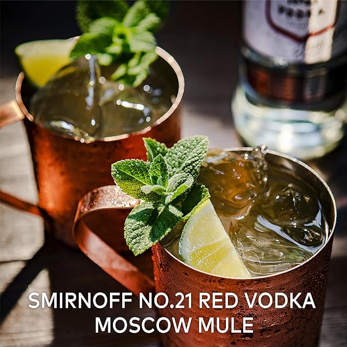Smirnoff Red Label Vodka, 1L, image 4, The Liquor Club Brixton