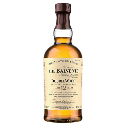 Balvenie Doublewood 12 Year Single Malt Scotch Whisky. Award winning whisky by the balvenie distillery 