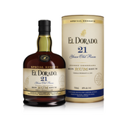 El Dorado 21 Year Old Rum, 70cl bottle, The Liquor Club Brixton