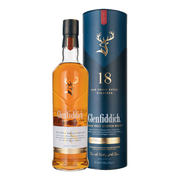 Glenfiddich 18 Year Old Single Malt Whisky, 70cl bottle, The Liquor Club Brixton