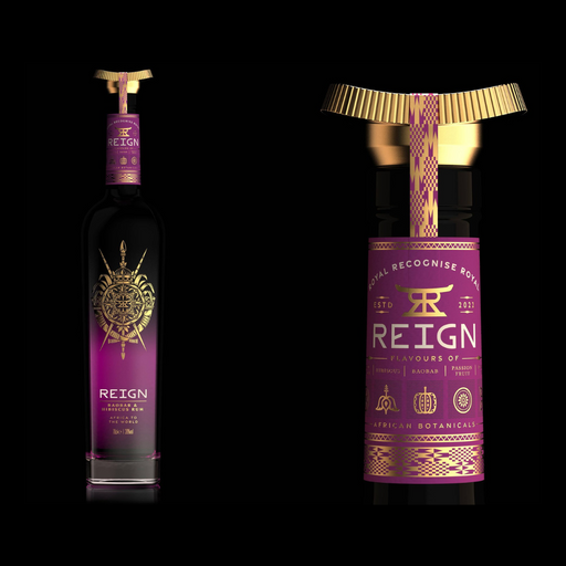 Reign Rum - Baobab & Hibiscus Flavoured Botanical Rum. Luxury African Rum