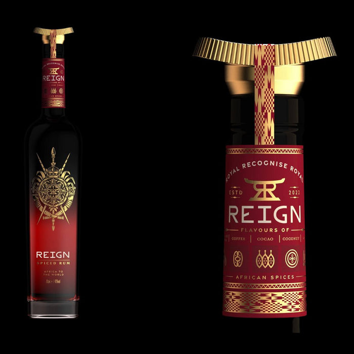 Reign Rum - Luxury African Spiced Rum made in Ghana.