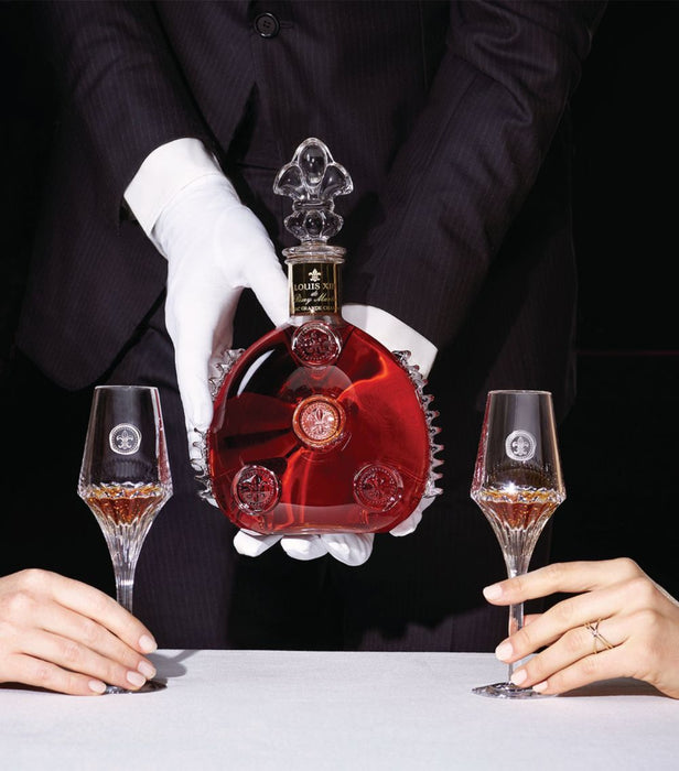 LOUIS XIII Cognac By Remy Martin Served in tasting glasses