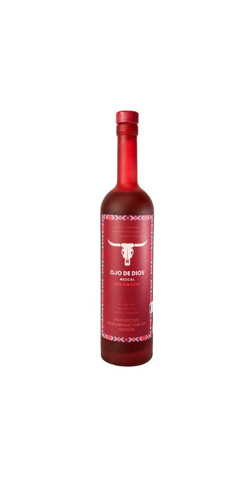 Ojo de Dios Hibiscus Mezcal, 70cl bottle, The Liquor Club Brixton