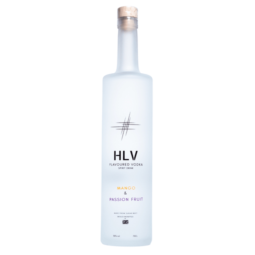 HL Vodka Mango & Passionfruit Vodka, 70cl - Made With 100% British Sugar Beet. 30% ABVl light flavoured vodka