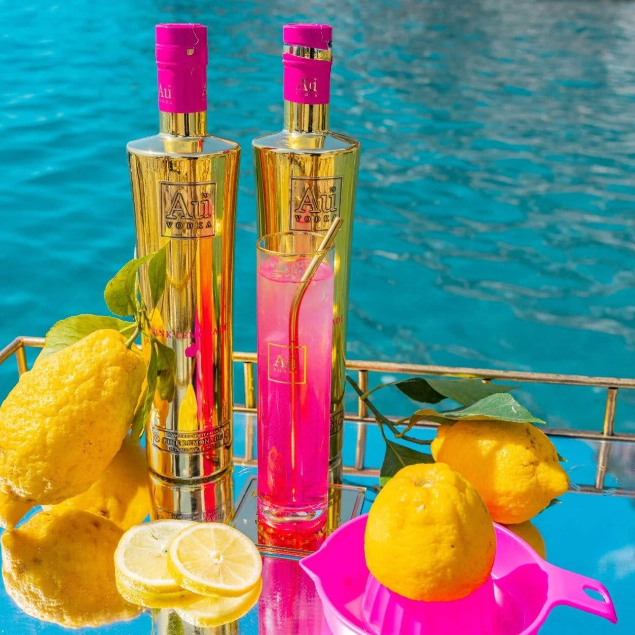 AU Vodka Pink Lemonade, 70cl The New Flavour From AU Vodka — The