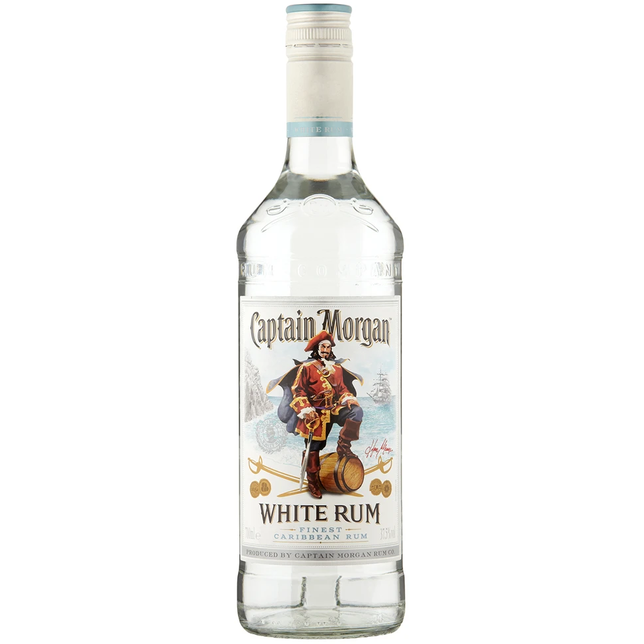 Captain Morgan White Rum, 70cl bottle, The Liquor Club Brixton