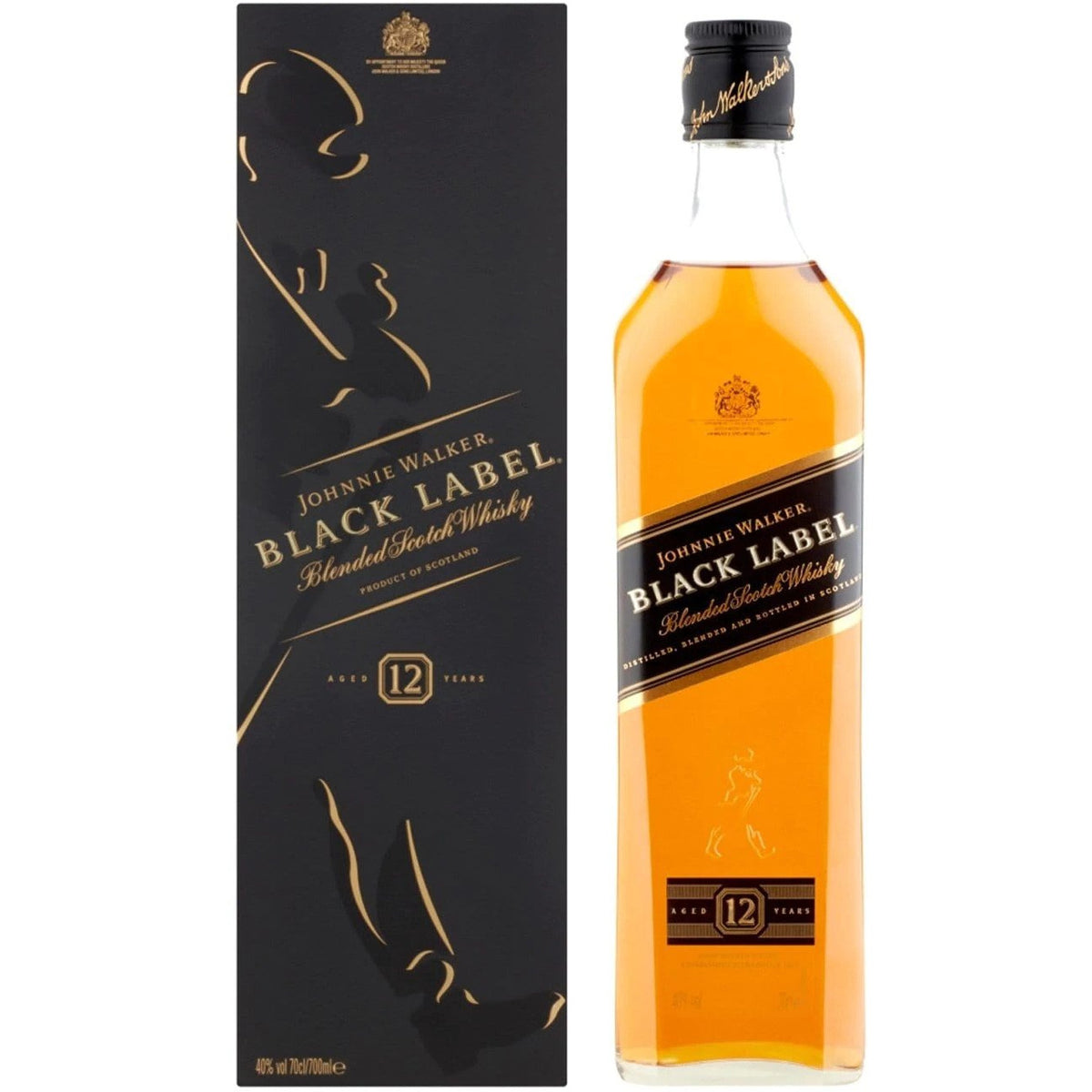 Johnnie Walker Black Label - Luxurious Ex A Club — Whisky Blended Liquor The 12-Year-Old