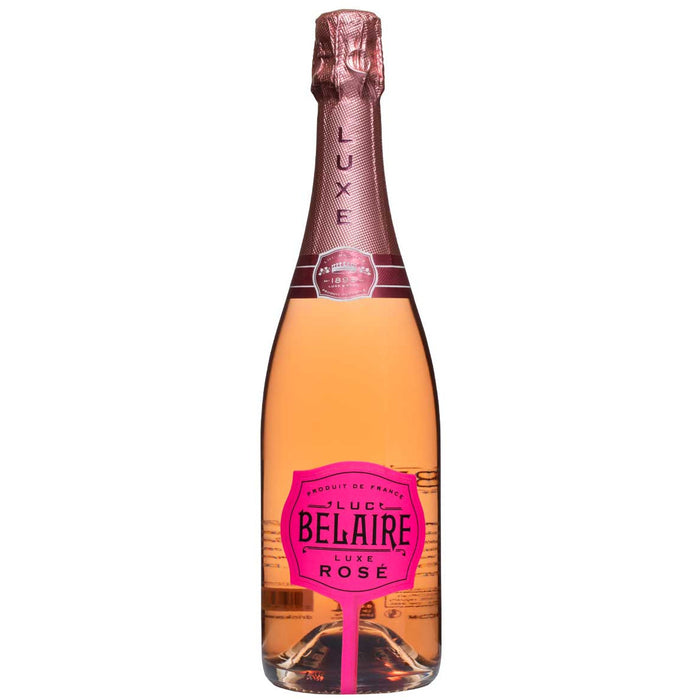 Luc Belaire Luxe Rose Fantome, 75cl a French sparkling wine, backed by Rick Ross. light up bottle of belaire