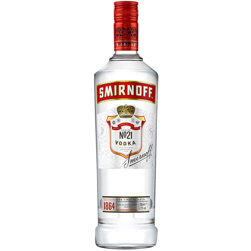 Smirnoff Red Label Vodka, 70cl bottle, The Liquor Club Brixton