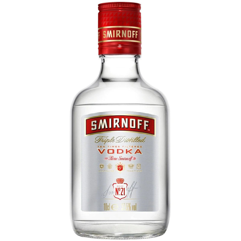 Smirnoff Red Label Vodka, 10cl bottle, The Liquor Club Brixton