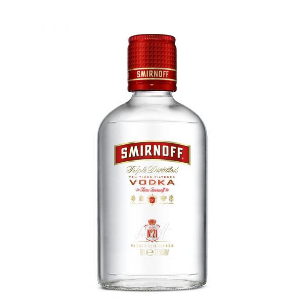 Smirnoff Red Label Vodka, 20cl bottle, The Liquor Club Brixton