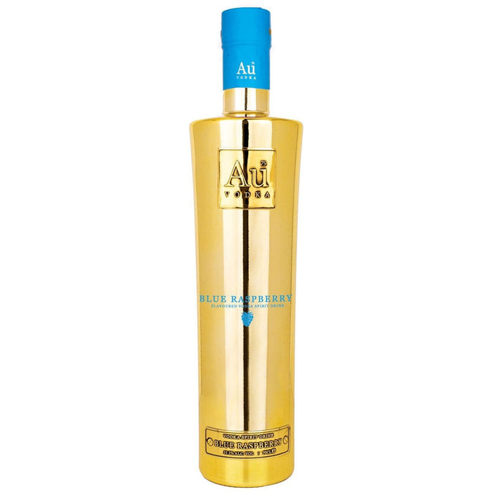 Au Vodka Blue Raspberry Gold Bottle by celebrity charlie sloth