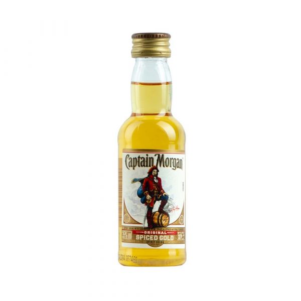 Captain Morgan Spiced Gold Rum, 5cl Miniature