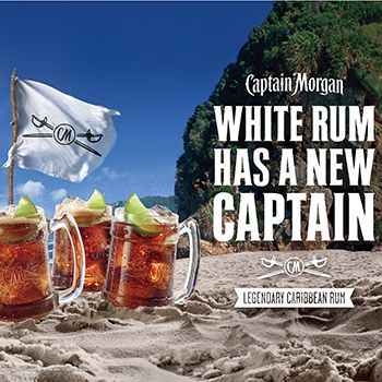 Captain Morgan White Rum, 70cl, image 2, The Liquor Club Brixton
