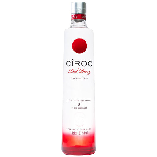 ciroc red berry vodka bottle produced by diddy