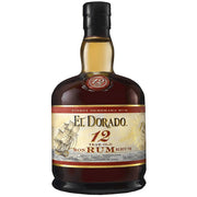 El Dorado 12 Year Old Rum, 70cl bottle, The Liquor Club Brixton