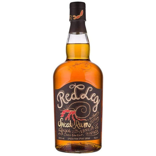 Red leg spiced rum bottle 70cl